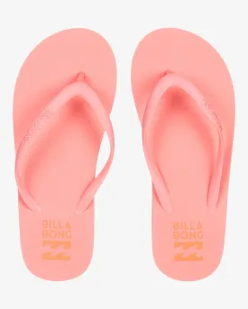 Billabong Women's Sunlight Flip Flops Peach Tart EBJL100004-MFQ0