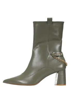 Charlotte Mid Boot Khaki