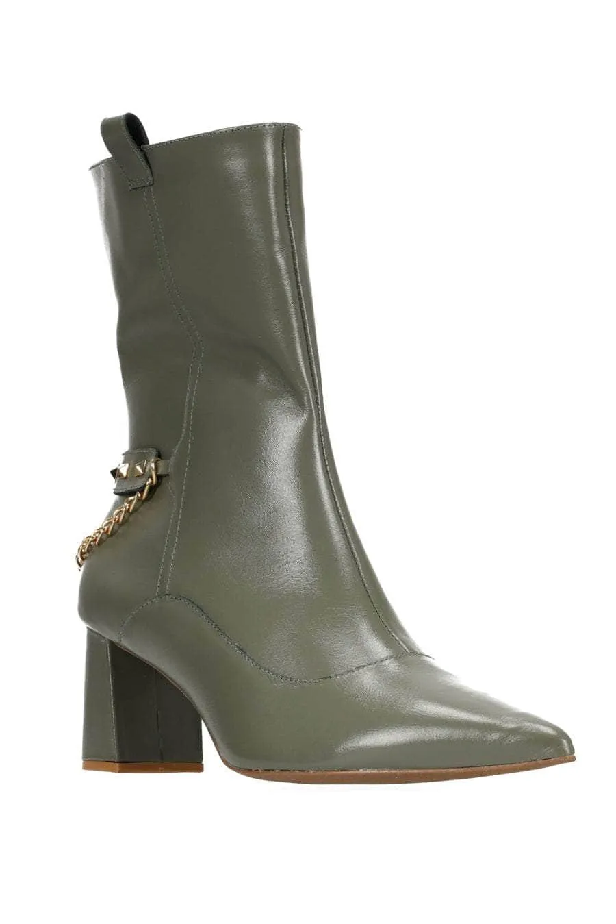 Charlotte Mid Boot Khaki