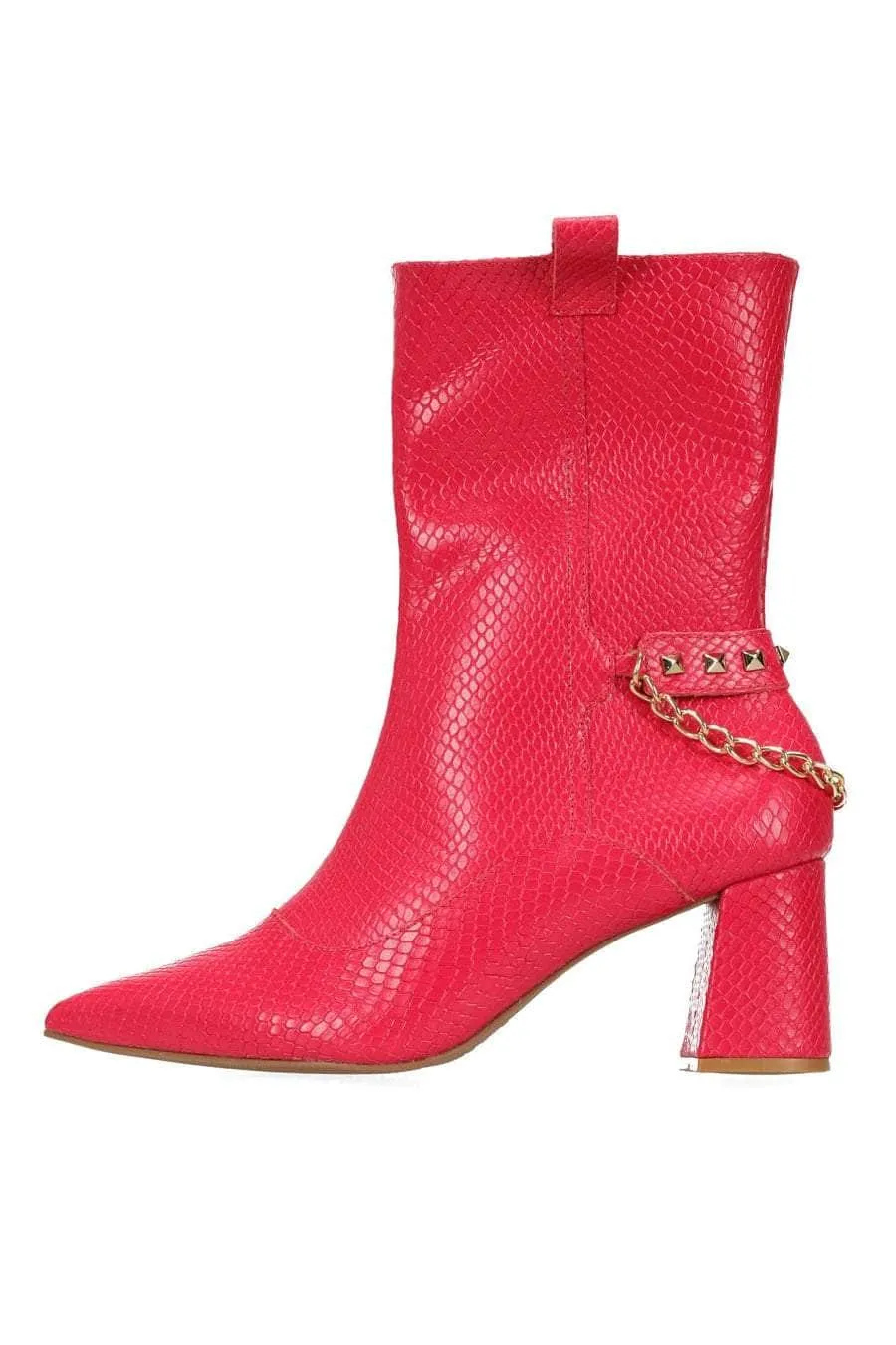 Charlotte Mid Boot Raspberry