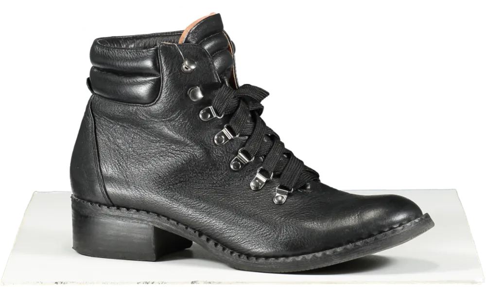 Gentle Souls Black Leather Brooklyn Ankle Boot UK 8 EU 41 👠