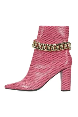 Jade Boot Pink Reptile