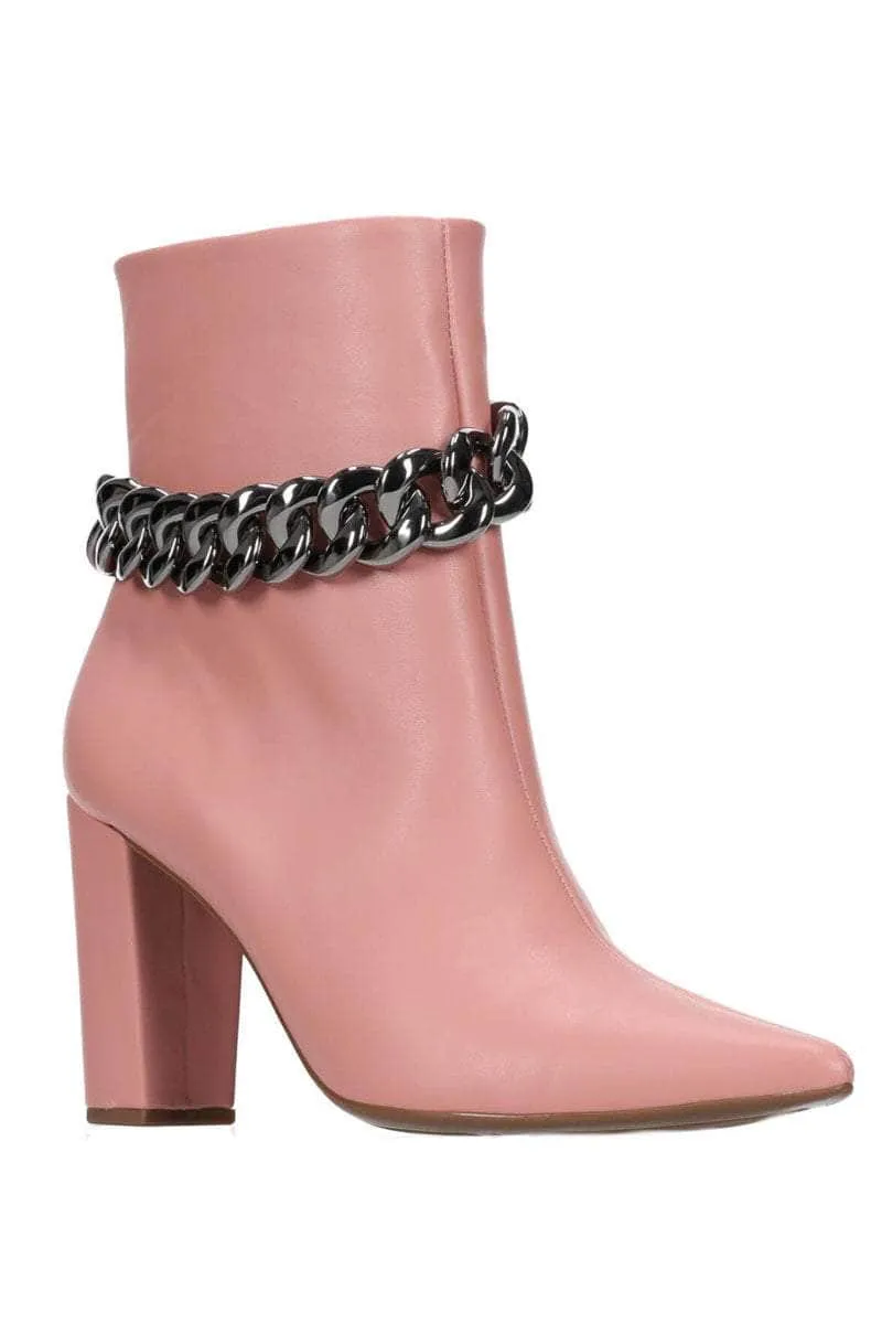 Jade Boot Pink/Brushed Metal