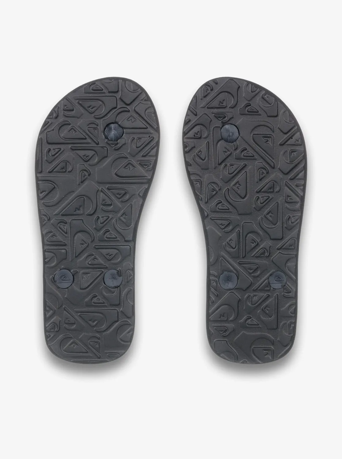 Quiksilver Kids' Molokai Art 25 Flip Flops Black Backyards AQBL100624-KVJ7