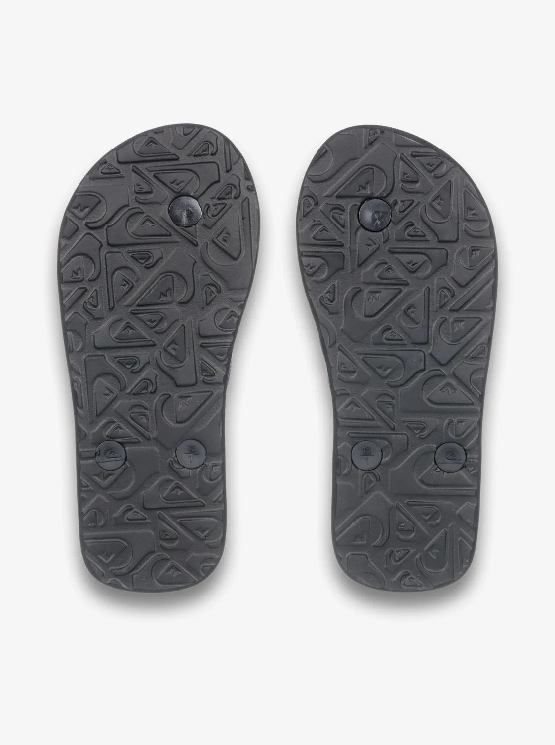 Quiksilver Kids' Molokai Art 25 Flip Flops Nebulas Blue Wordblock AQBL100624-BQV8