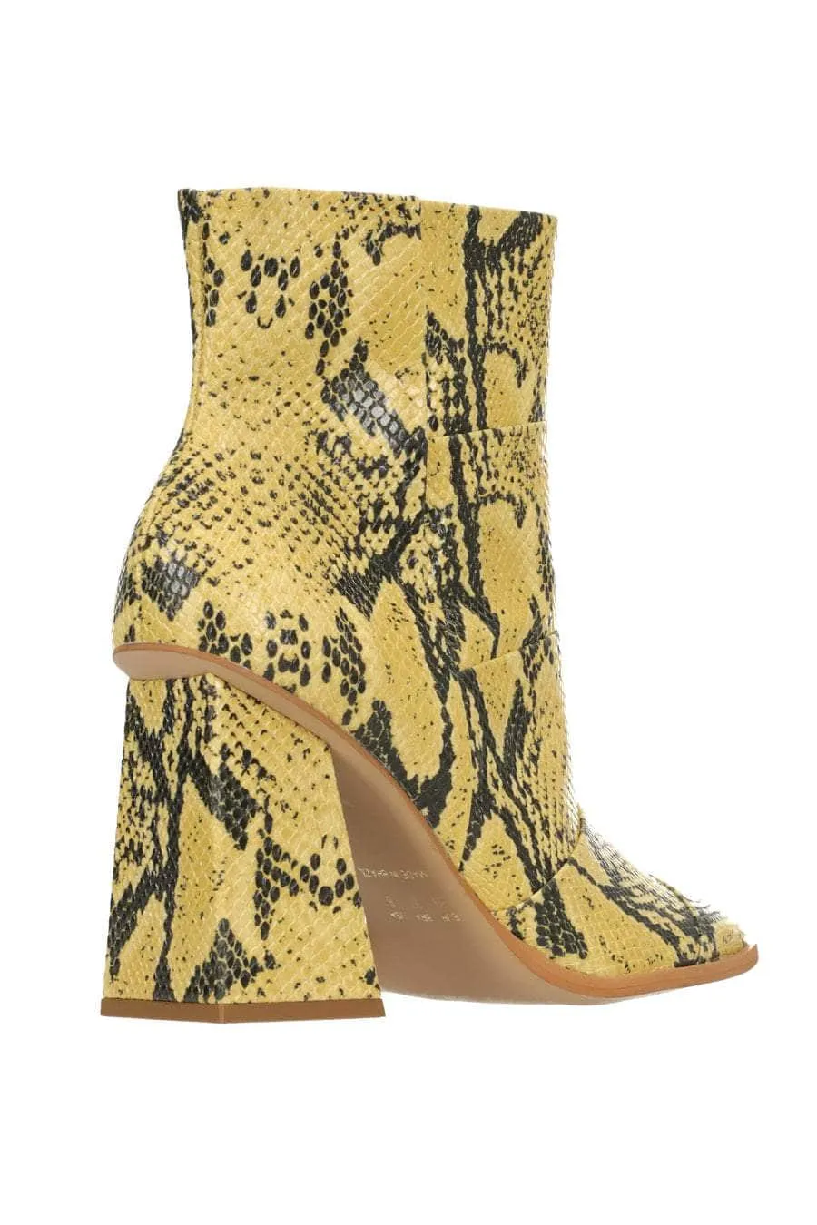Rocco Boot Mustard Snake