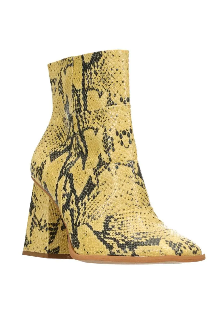 Rocco Boot Mustard Snake