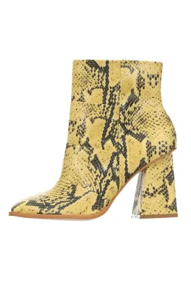 Rocco Boot Mustard Snake